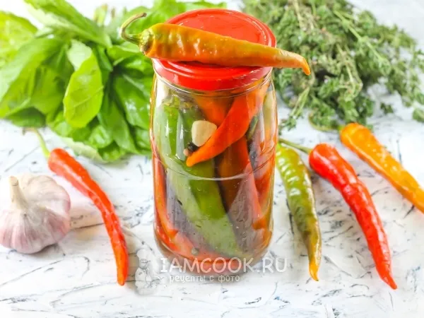 Фото блюда: Горький перец по-корейски