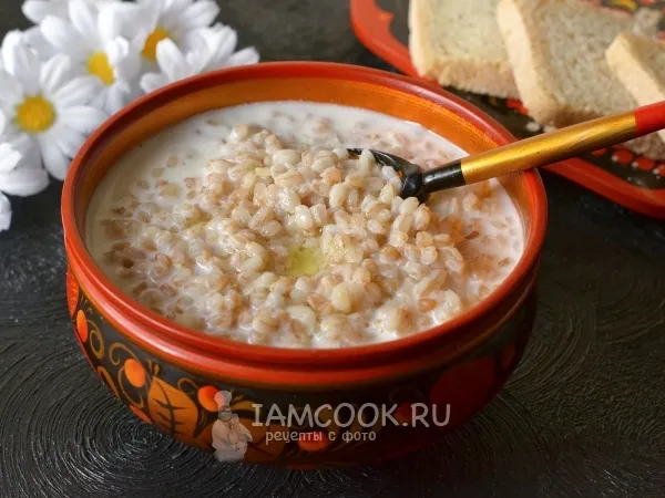 Фото блюда: Каша из полбы на молоке