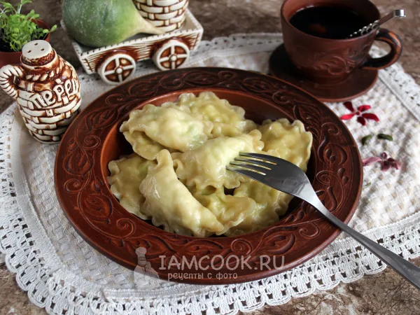 Фото блюда: Вареники с редькой