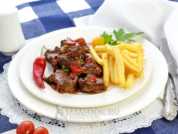 Фото готового блюда: Гуляш (карбонады) по-фламандски