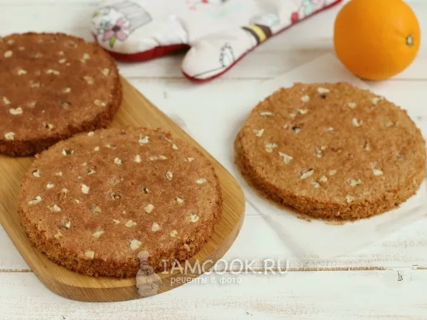 Фото блюда: Морковные коржи для торта