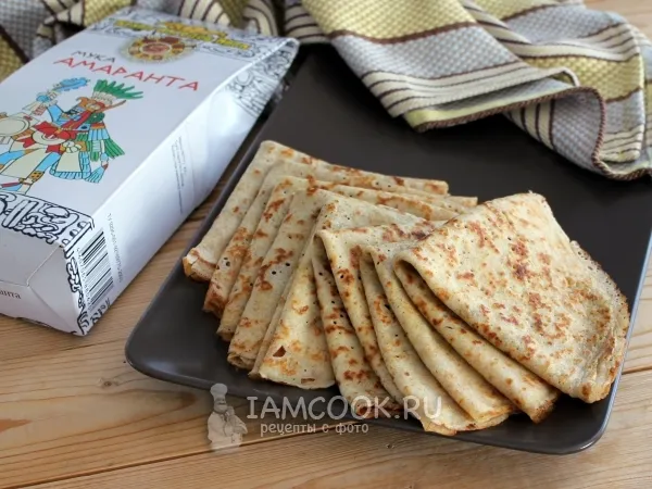 Фото готового блюда: Блины из амарантовой муки