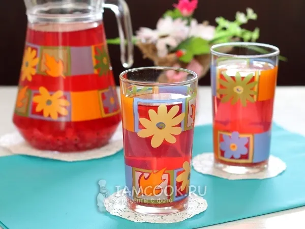 Фото блюда: Компот из замороженной красной смородины