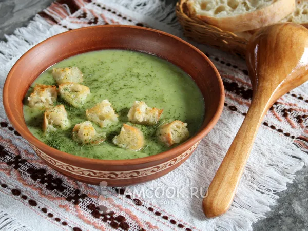 Фото блюда: Суп-пюре из спаржи замороженной