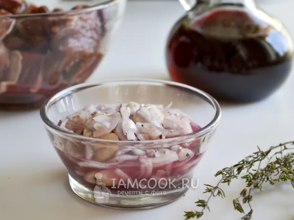 Фото блюда: Маринад для шашлыка с красным вином