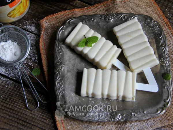 Фото блюда: Ананасовое мороженое