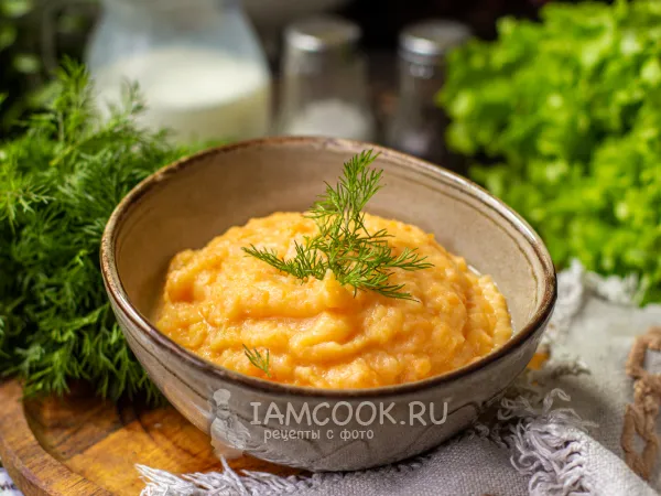 Фото готового блюда: Пюре из батата и картофеля