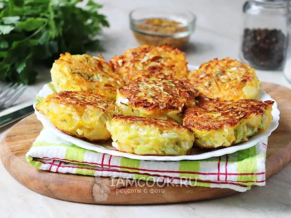 Фото блюда: Капустно-морковные котлеты