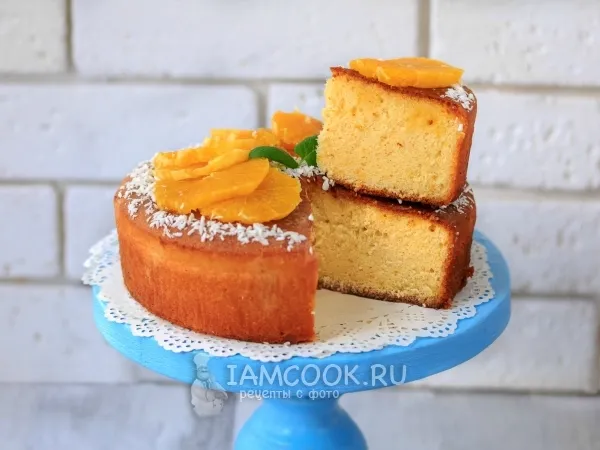 Фото блюда: Апельсиновый бисквит
