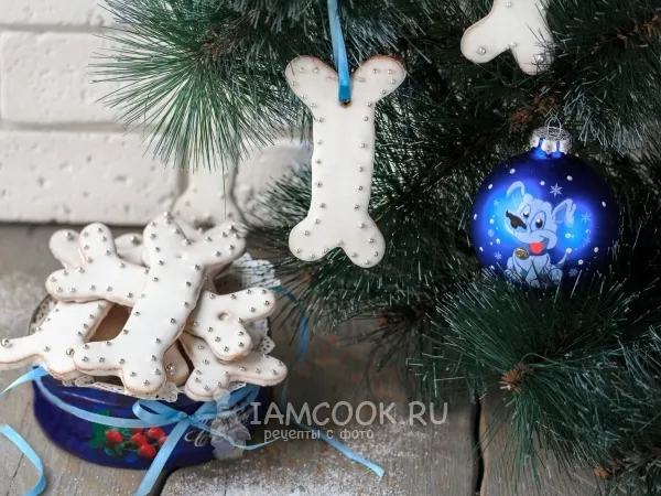 Фото готового блюда: Печенье «Сахарная косточка»