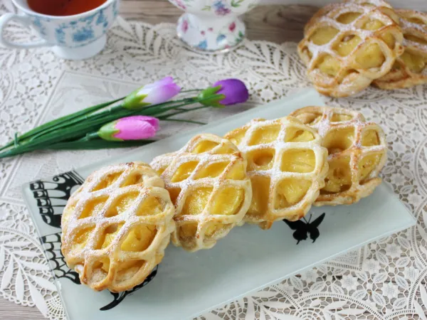 Фото готового блюда: Печенье с ананасом