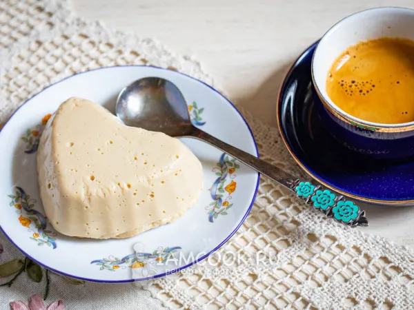 Фото готового блюда: Бланманже из молока