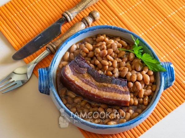 Фото блюда: Белая фасоль в духовке