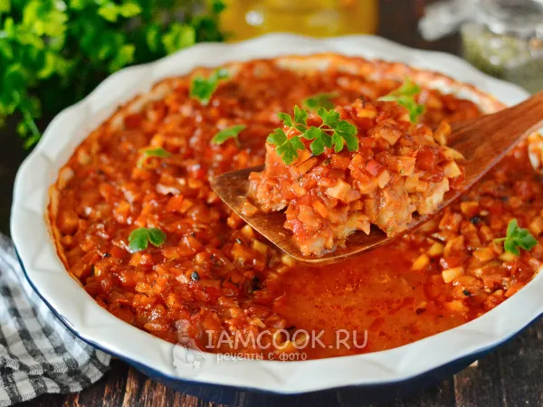 Фото блюда: Филе минтая под маринадом в духовке