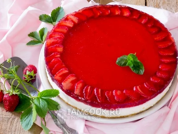 Фото блюда: Клубничный чизкейк