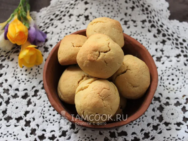 Фото готового блюда: Миндально-кокосовое печенье