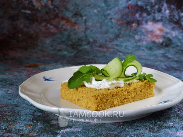 Фото готового блюда: ПП-хлеб из отрубей в микроволновке