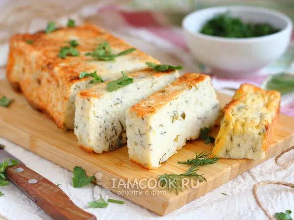 Фото блюда: Творожная запеканка с рикоттой