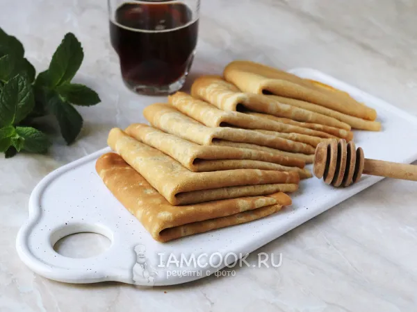 Фото готового блюда: Блины на квасе