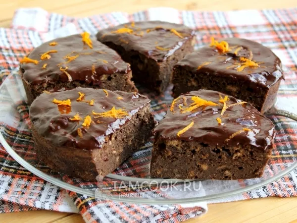 Фото блюда: Пудинг ванильно-шоколадный