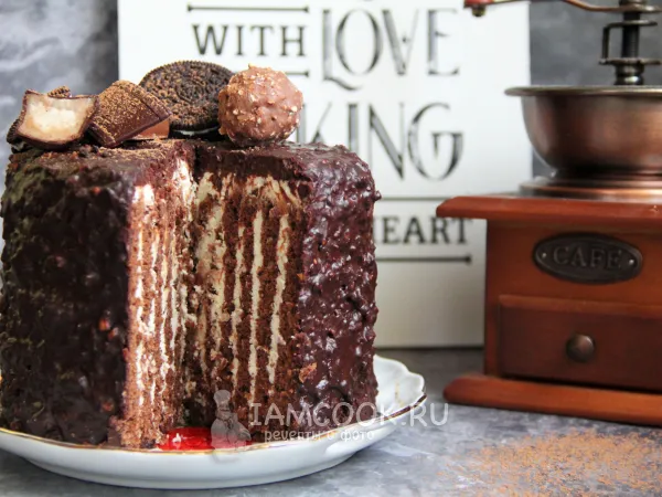 Фото блюда: Торт с вертикальными коржами