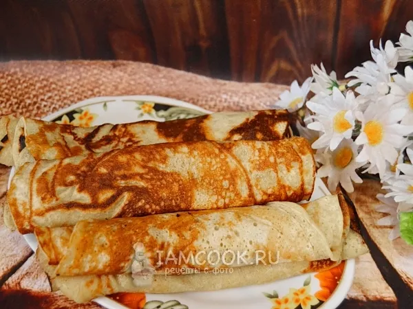 Фото готового блюда: Кислые блины на дрожжах