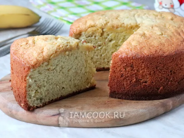Фото блюда: Банановый бисквит