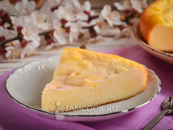 Фото готового блюда: Творожный пудинг в мультиварке