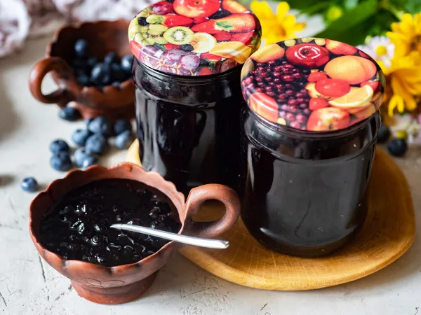 Фото блюда: Густое варенье из черники на зиму