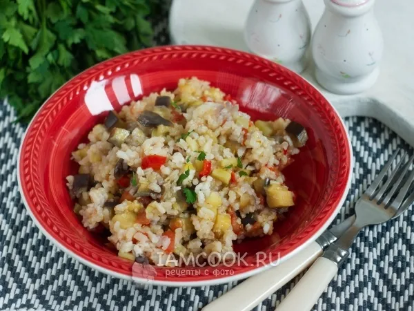 Фото блюда: Рататуй с рисом