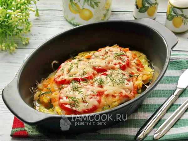 Фото готового блюда: Мясо по-французски с морковью