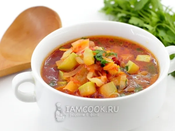 Фото блюда: Летний борщ