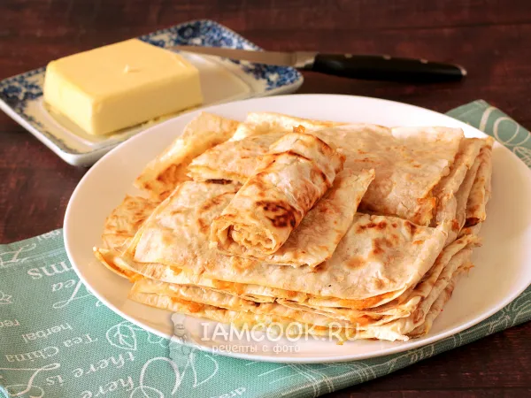 Фото готового блюда: Лепешки из лаваша с тыквой