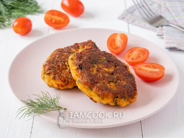 Фото готового блюда: Котлеты из камбалы
