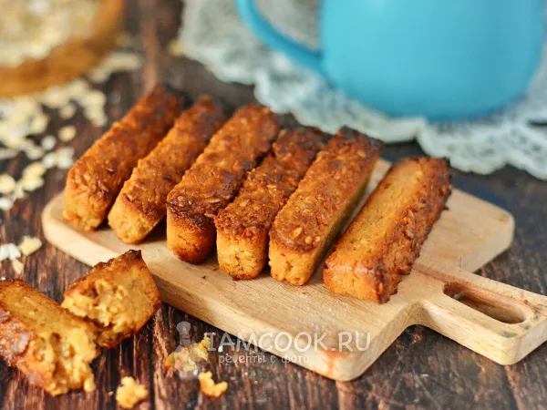 Фото готового блюда: ПП батончики из овсянки