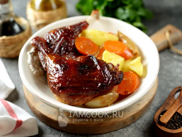 Фото готового блюда: Утиные ножки в духовке