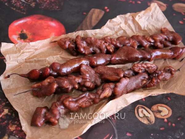 Фото блюда: Чурчхела из гранатового сока