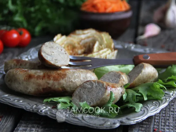 Фото готового блюда: Купаты в домашних условиях