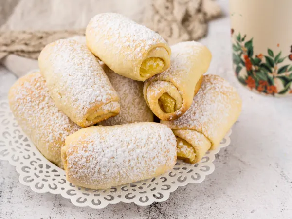 Фото готового блюда: Печенье с заварным кремом