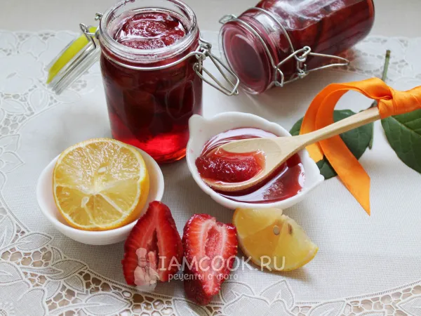 Фото блюда: Варенье из резаной клубники