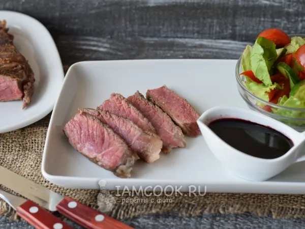 Фото блюда: Антрекот из говядины в духовке