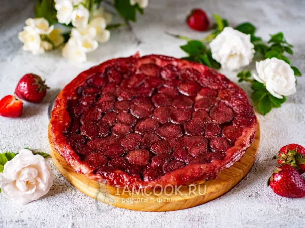 Фото блюда: Тарт татен с клубникой