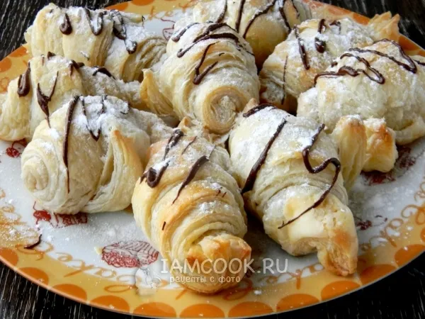Фото блюда: Круассаны с шоколадом