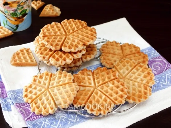 Фото готового блюда: Вафельное печенье