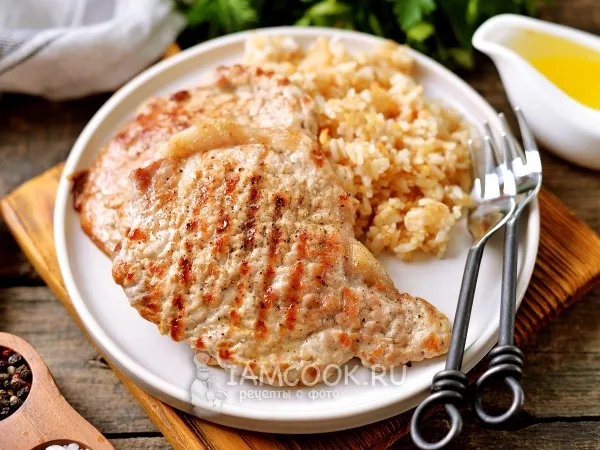 Фото готового блюда: Отбивная на гриле