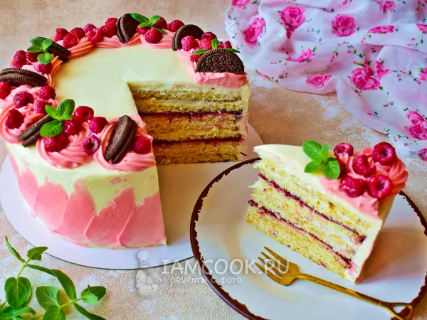 Фото блюда: Торт «Молочная девочка» с конфи