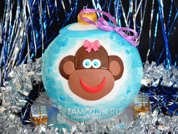 Фото блюда: Торт «Ёлочная игрушка»