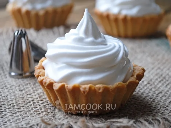 Фото блюда: Белковый крем с агар-агаром