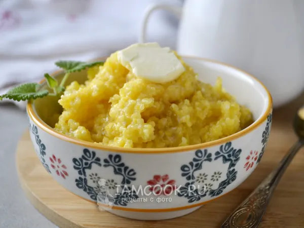 Фото блюда: Кукурузная каша в мультиварке поларис (на воде)