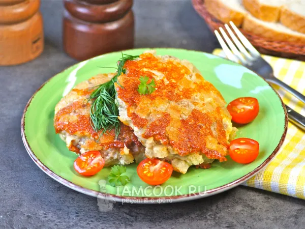 Фото готового блюда: Котлеты «Медвежья лапа»